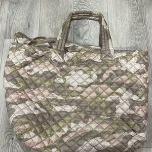MZ Wallace - Quilted Camouflage Tote Bag